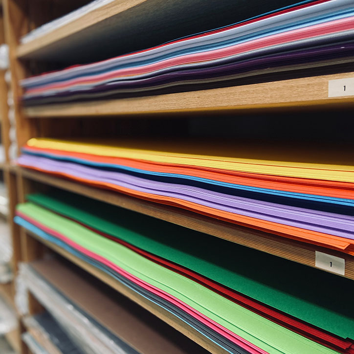 Papiers de couleur
